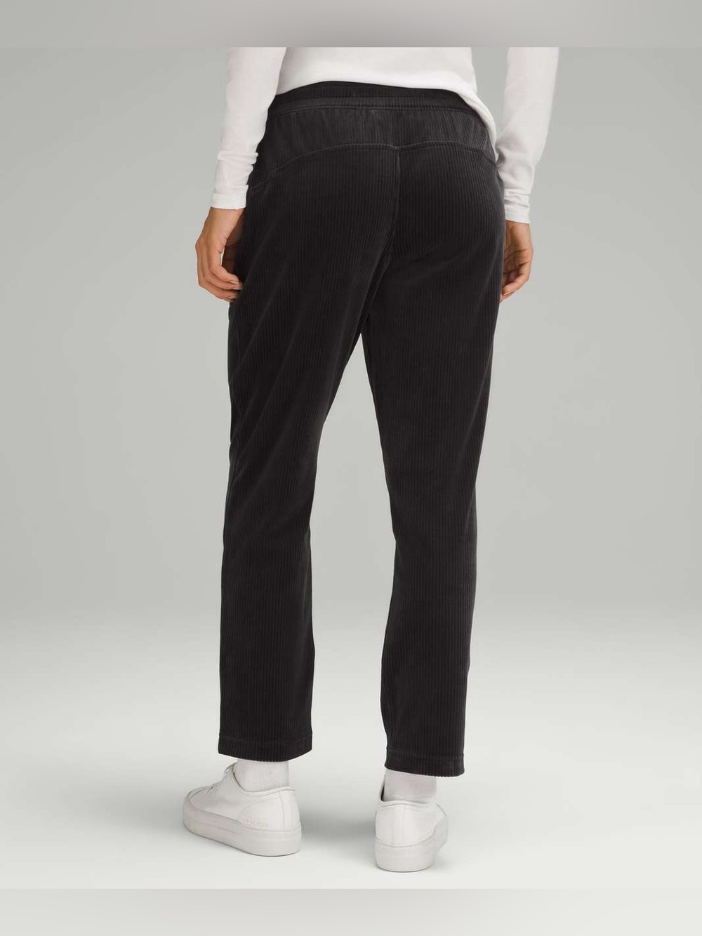 Lululemon Scuba Mid-Rise Wide-Leg Pant 7/8 Length *Velvet Cord - Picture 3 of 11